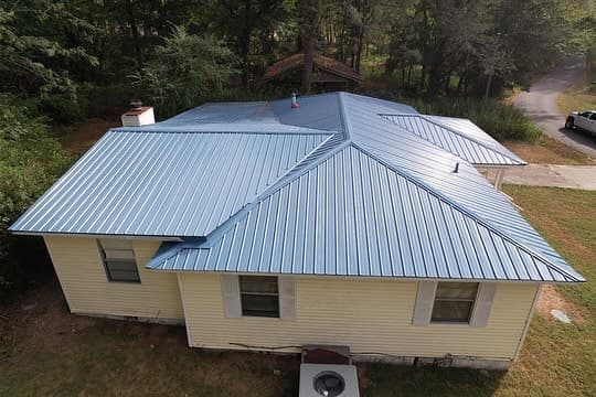 Metal Roofing project visual for Smith Lake.