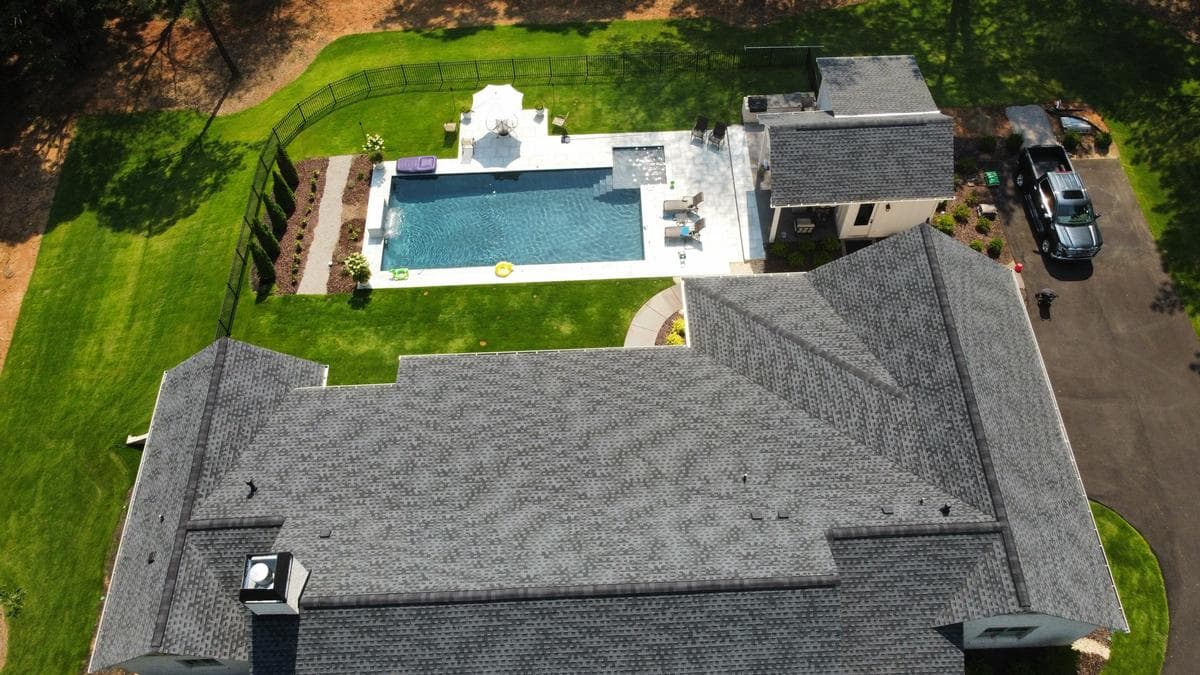 Commercial roofing project in Birmingham, Alabama.